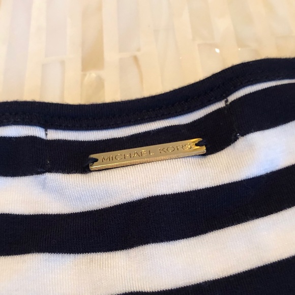 Michael Kors cold shoulder stripe top - Picture 6 of 8